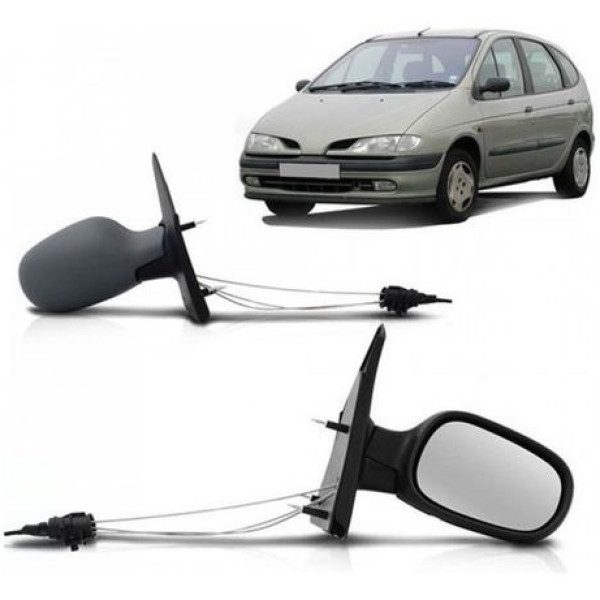 Espelho Retrovisor Scenic Comando Interno 1999/2008 Direito