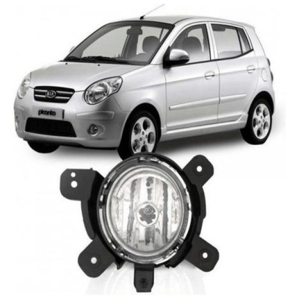 Farol De Milha  Picanto  2007 2008 2009 Lado Direito