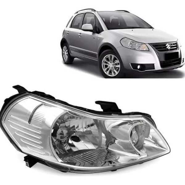 Farol Dianteiro Suzuki Sx4 2009 2010 11 12 2013 Lado Direito Esquerdo