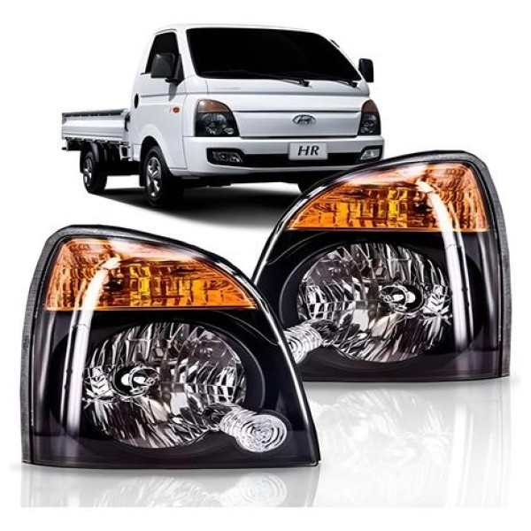 Farol Hr 2013 2014 2015 Com Mascara Negra Lado Esquerdo Direito
