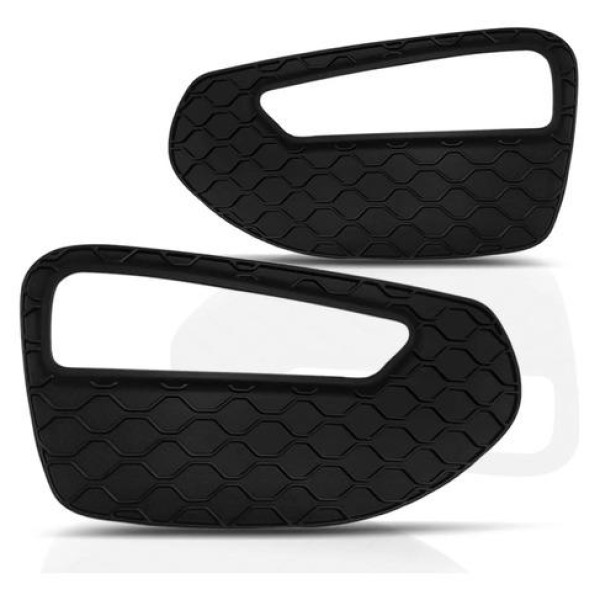 Grade Moldura Milha X60 2013 2014 2015 2016  Lado Esquerdo Preto Esquerdo