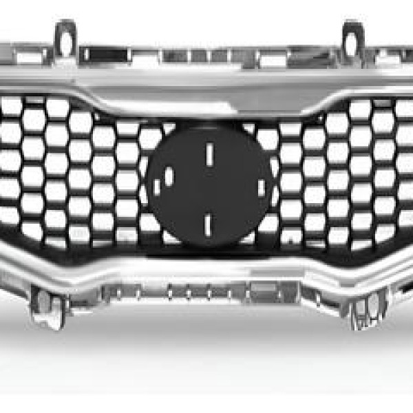 Grade Parachoque Com Cromado Picanto 2012 2013 2014 Brilhante