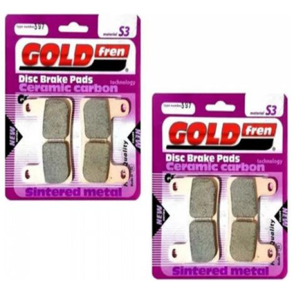 Par Pastilha Freio Gold Fren S1000rr 2019 2020 2021 