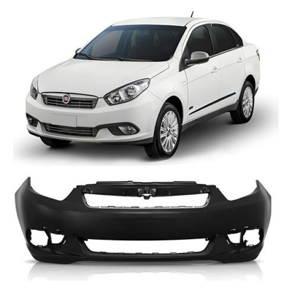 Parachoque Dianteiro Grand Siena 12 13 14 15 2016 2017 2018 Preto
