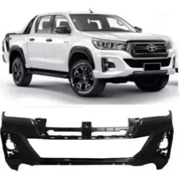 Parachoque Dianteiro Hilux 2019 2020 Preto