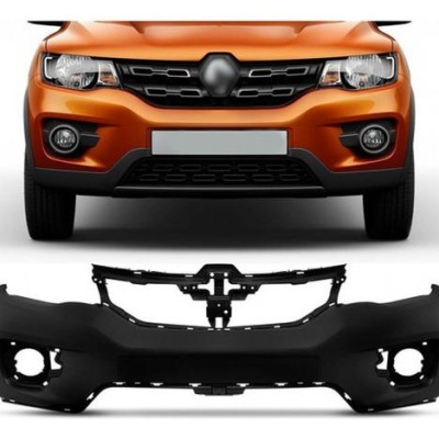 Parachoque Dianteiro  Kwid 2018 2019 2020 Superior Preto