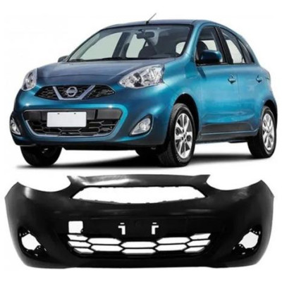 Parachoque Dianteiro March 2014 2015 2016 2017 2018 Preto