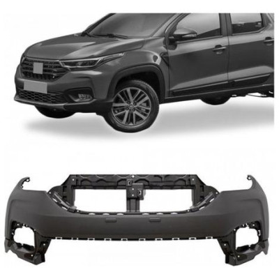 Parachoque Frontal Strada 2020 2021 2023 2024 Preto