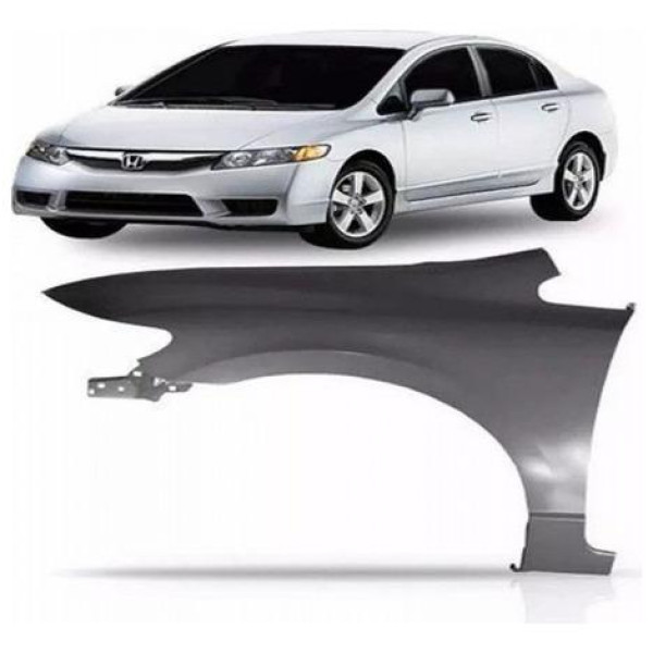 Paralama Civic 2007 2008 2009 2010 Lado Esquerdo