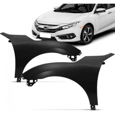 Paralama Civic 2016 2017 2018 2019  Lado Direito 