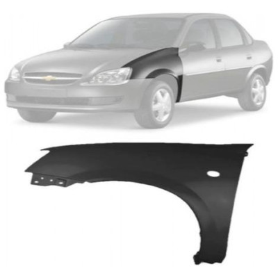 Paralama Dianteiro Corsa Classic 2011 2012 Lado Esquerdo