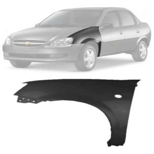 Paralama Dianteiro Corsa Classic 2011 2012 Lado Esquerdo