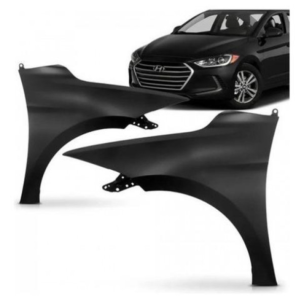 Paralama  Elantra 2011 2012 2013 2015 2016 Lado Esquerdo