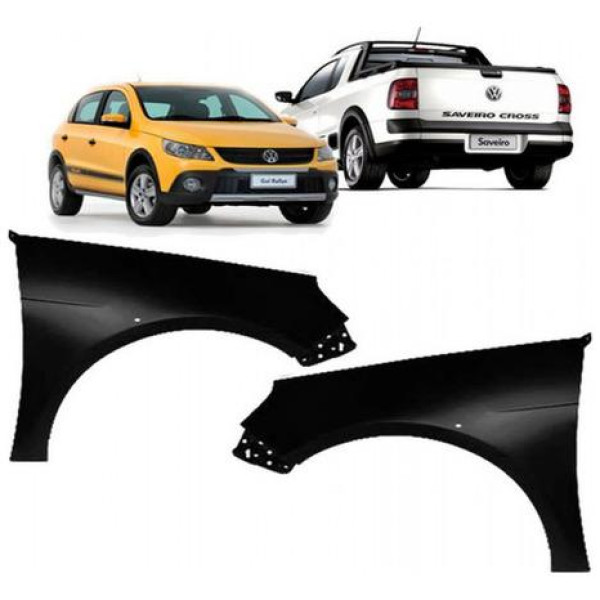 Paralama  Saveiro G5 Com Furo Para Moldura Lado Esquerdo