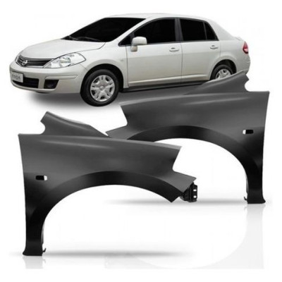 Paralama  Tiida Hatch Sedan Lado Esquerdo Motorista