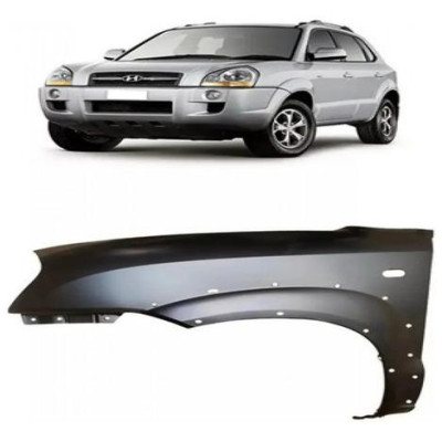 Paralama Tucson 04 05 07 09 10 11 13 14 15 Com Furo Esquerdo