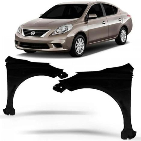 Paralama Versa 2011 2012 2013 2014 Lado Direito Passageiro 