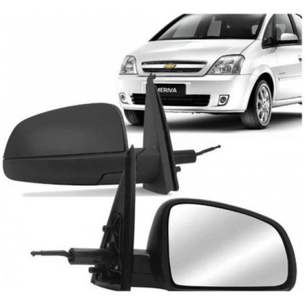 Retrovisor Meriva Com Comando Interno Lado Esquerdo